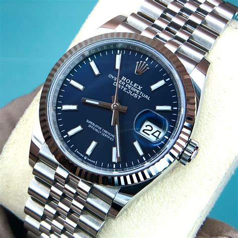 Rolex Datejust 36 36mm Blue Dial 1991 